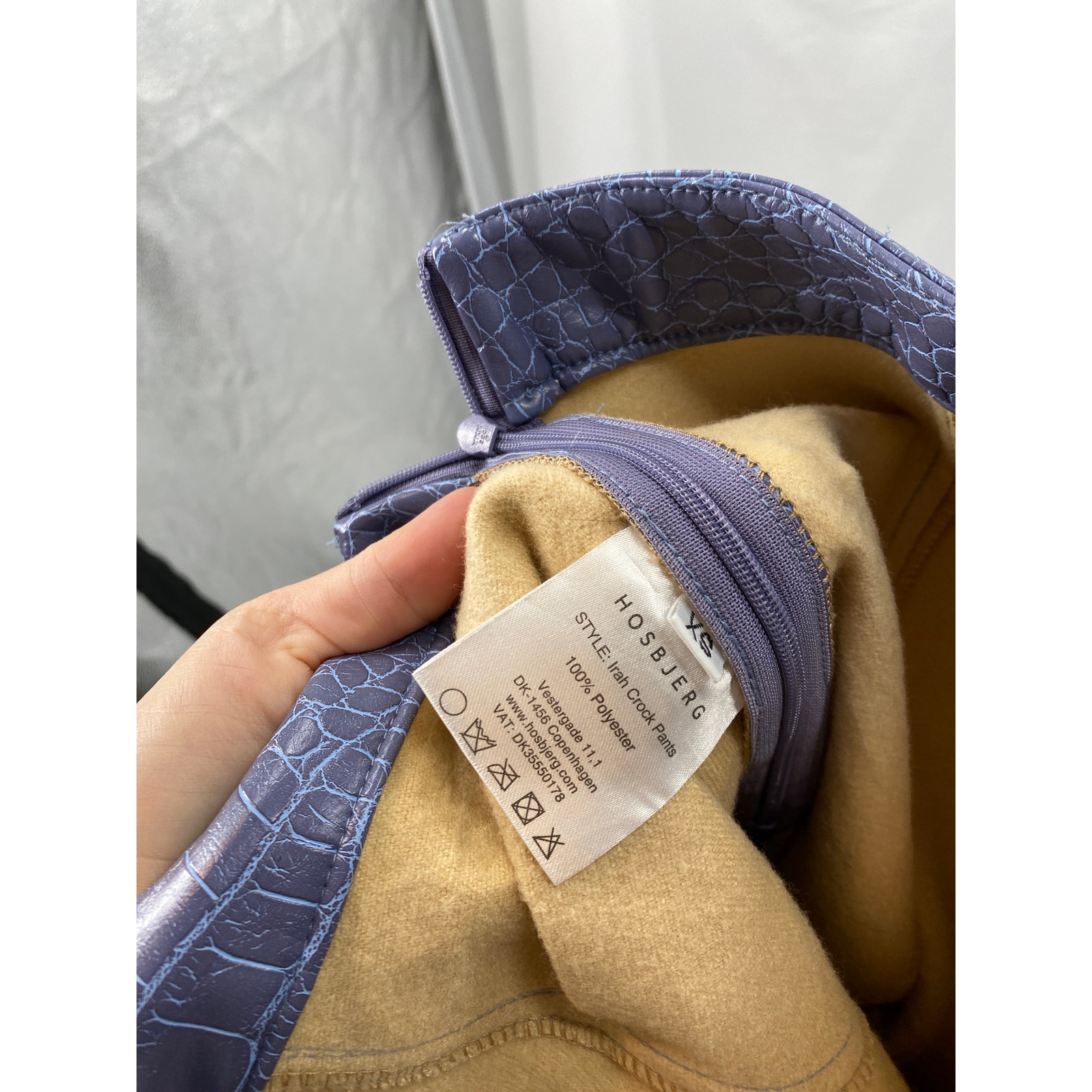 Hosbjerg Irah Croc Pants Purple — image 7 of 8